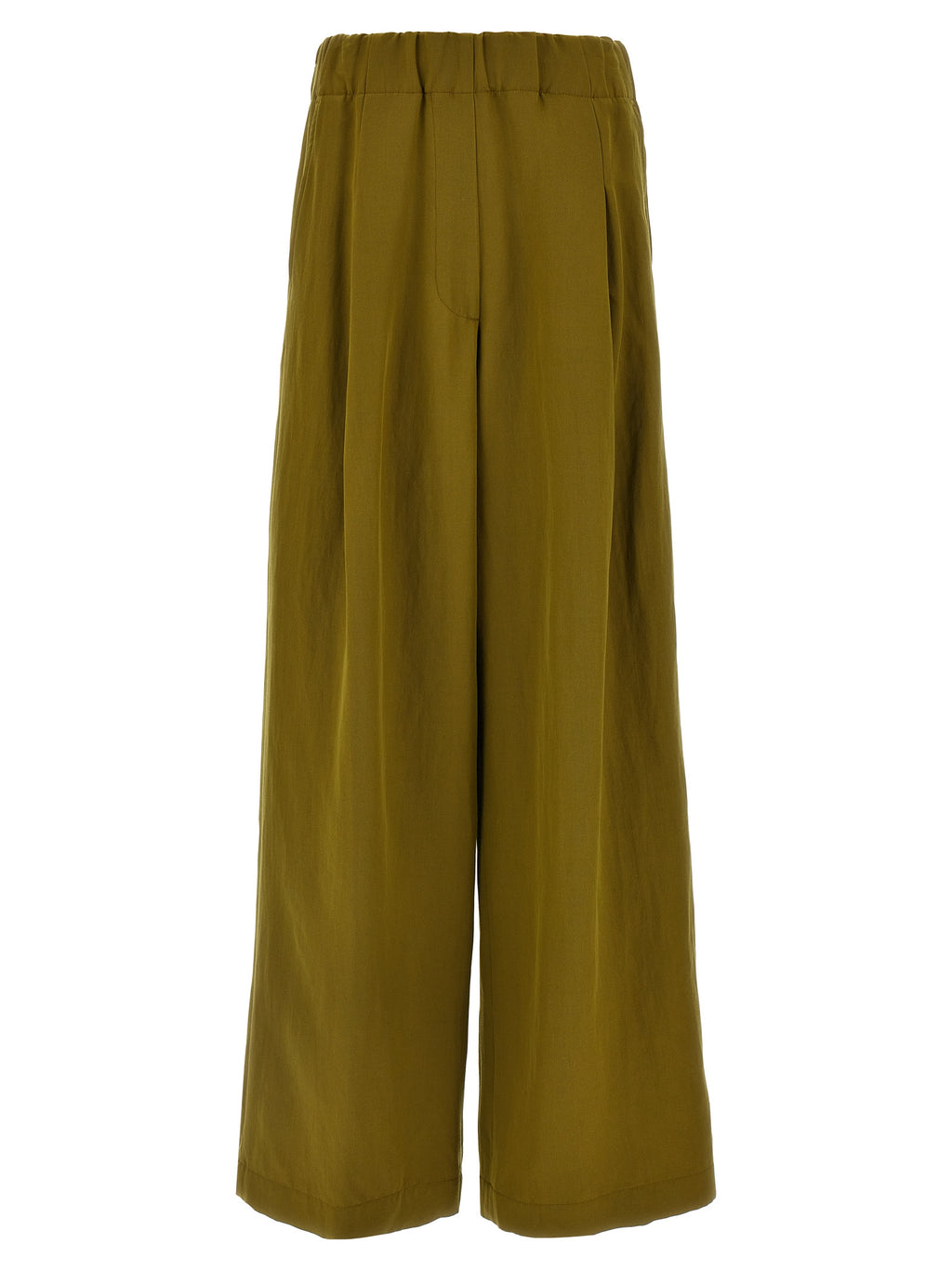 Bicolor Wool Casual Pants