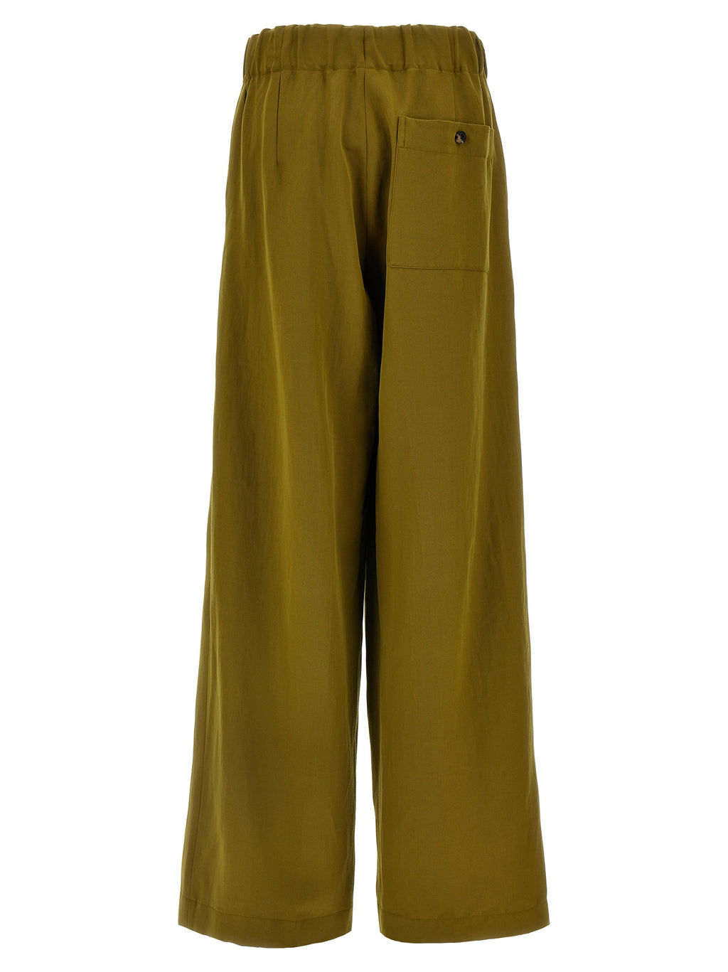Bicolor Wool Casual Pants