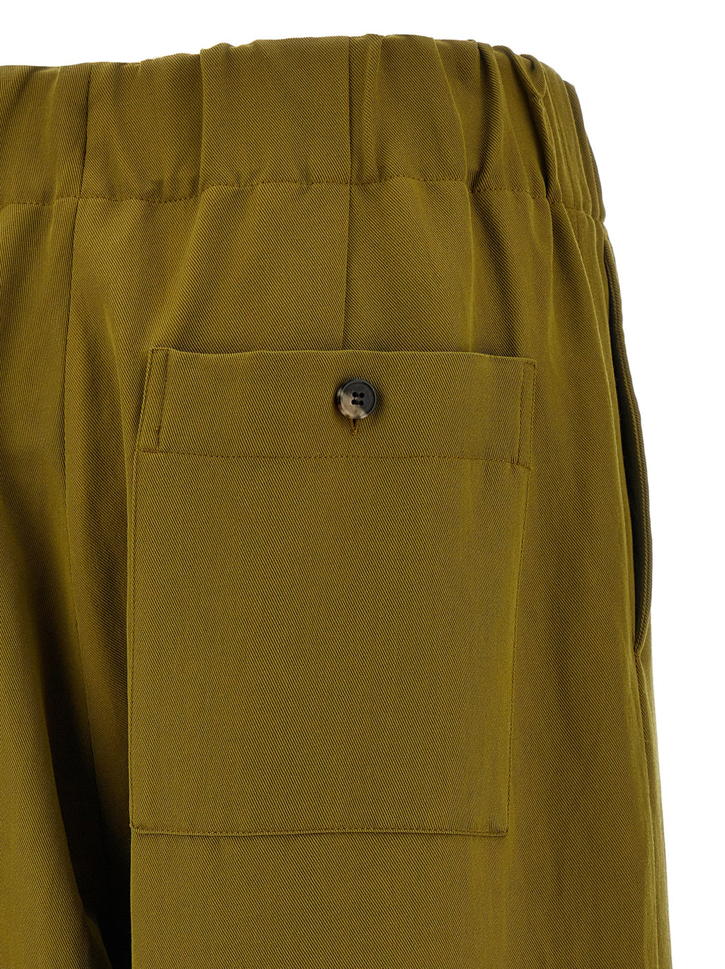Bicolor Wool Casual Pants