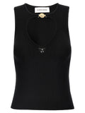 Black Viscose Tank Tops