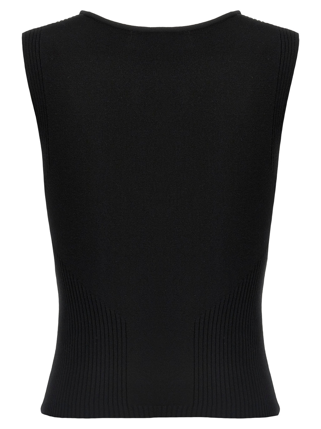 Black Viscose Tank Tops
