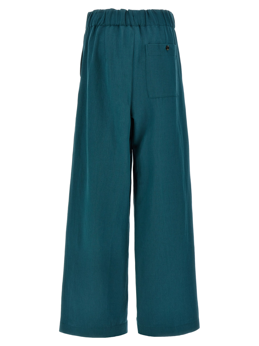 Bicolor Wool Casual Pants