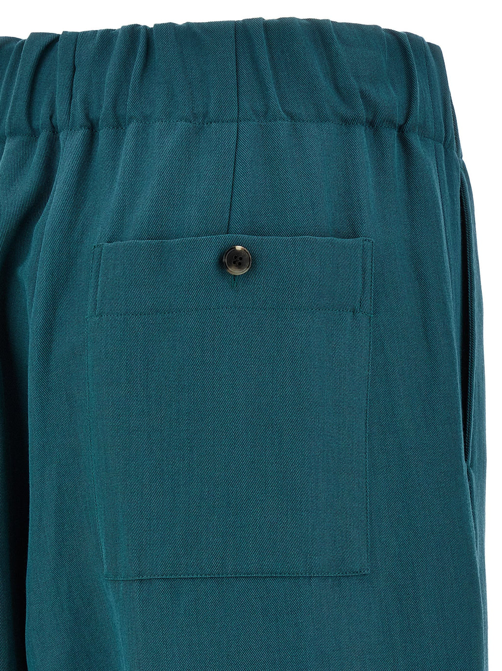 Bicolor Wool Casual Pants