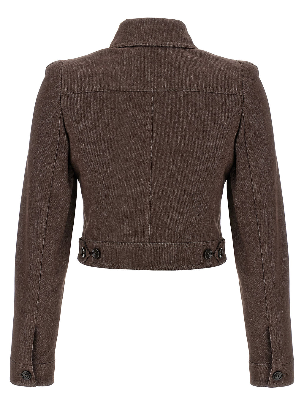 Brown Cotton Blazer