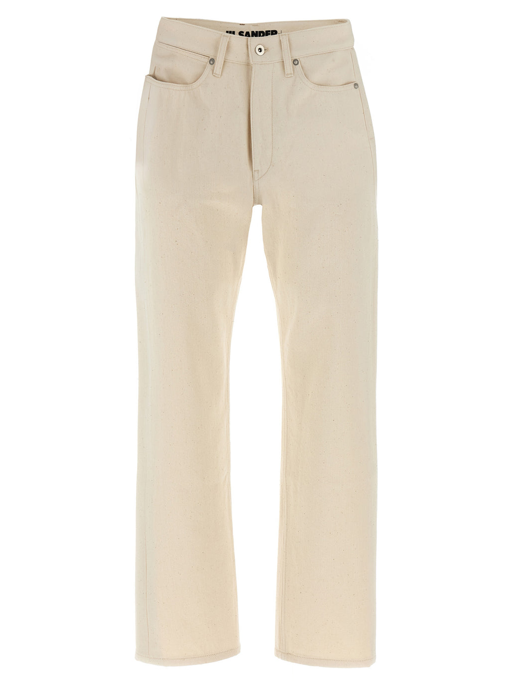 Beige Cotton Jeans Denim