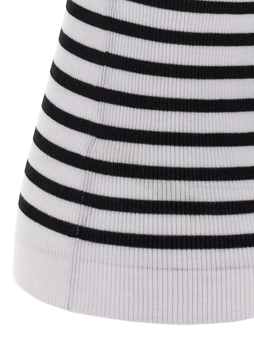 Bicolor Wool Sleeveles T-Shirt