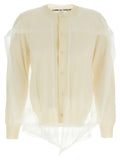 White Wool Cardigan