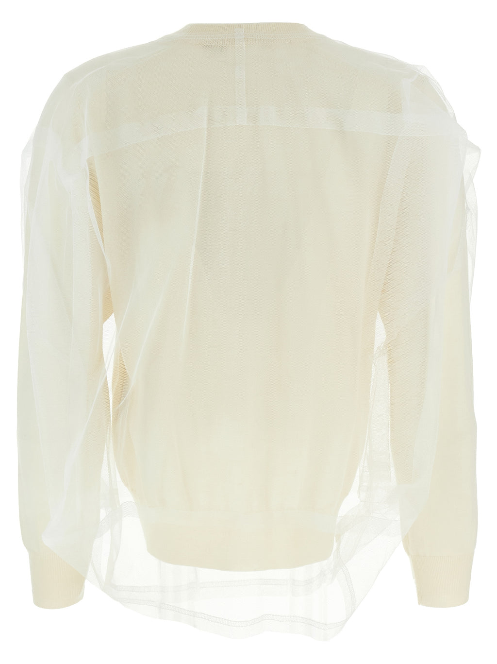 White Wool Cardigan