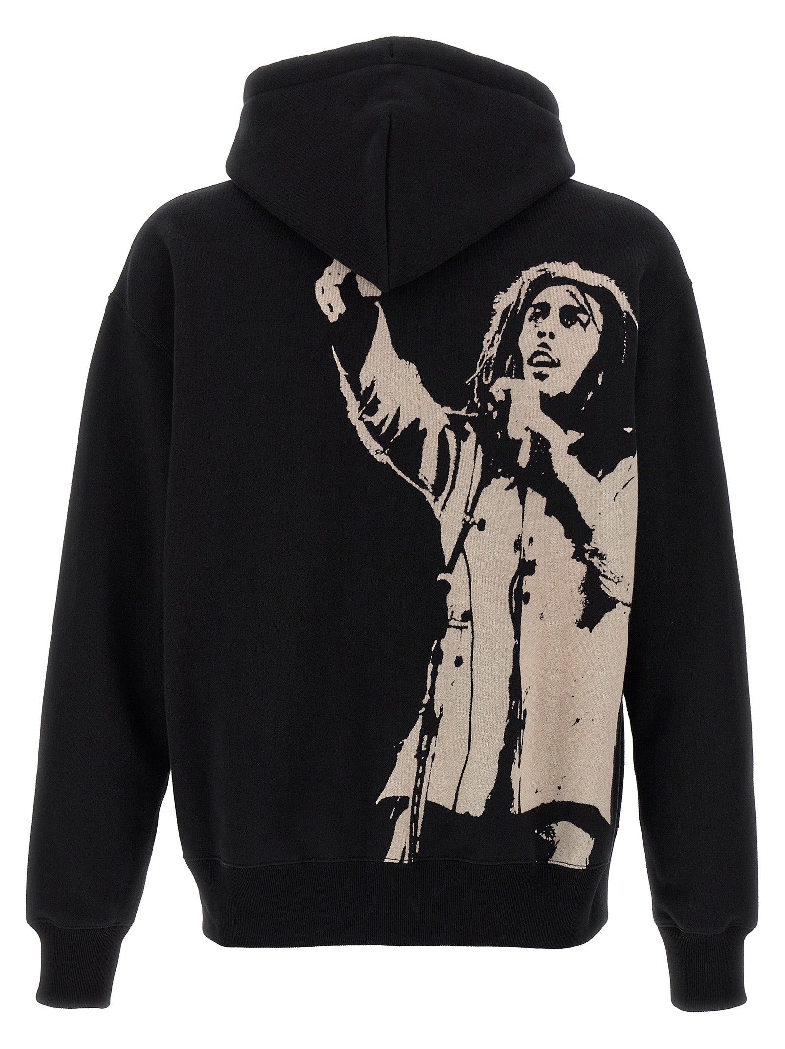 Black Cotton Sweatshirt