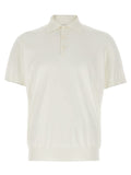 White Cotton Polo Shirt