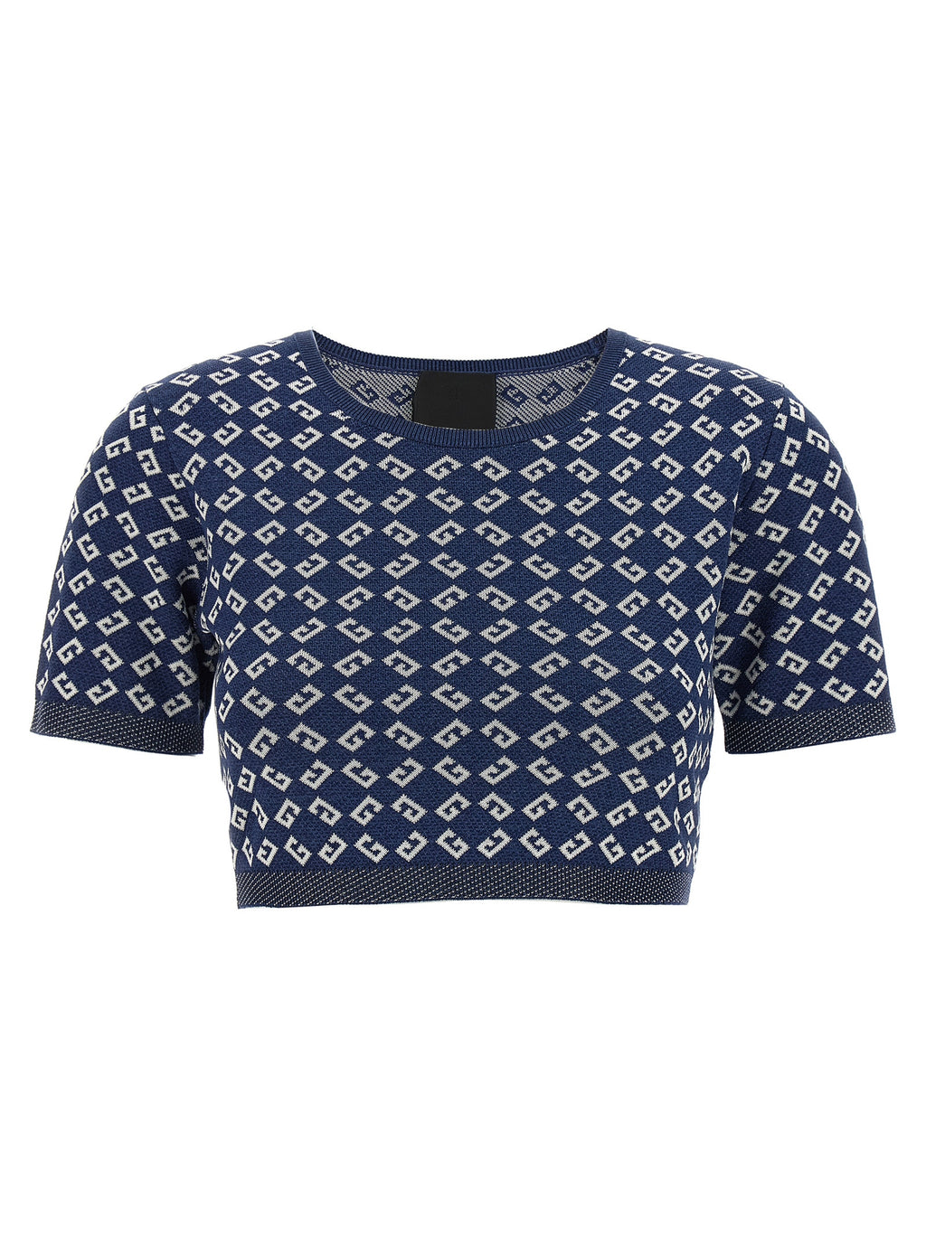 Blue Viscose T-Shirt