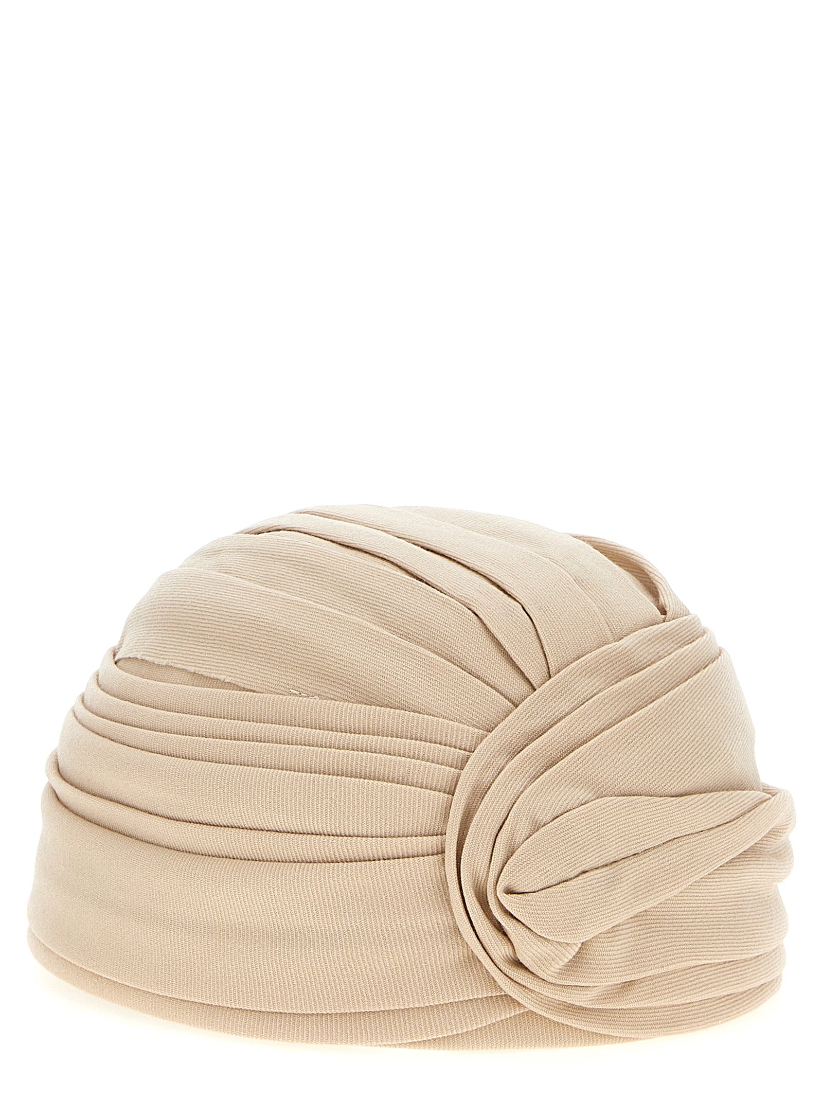 Beige Virgin Wool Hat