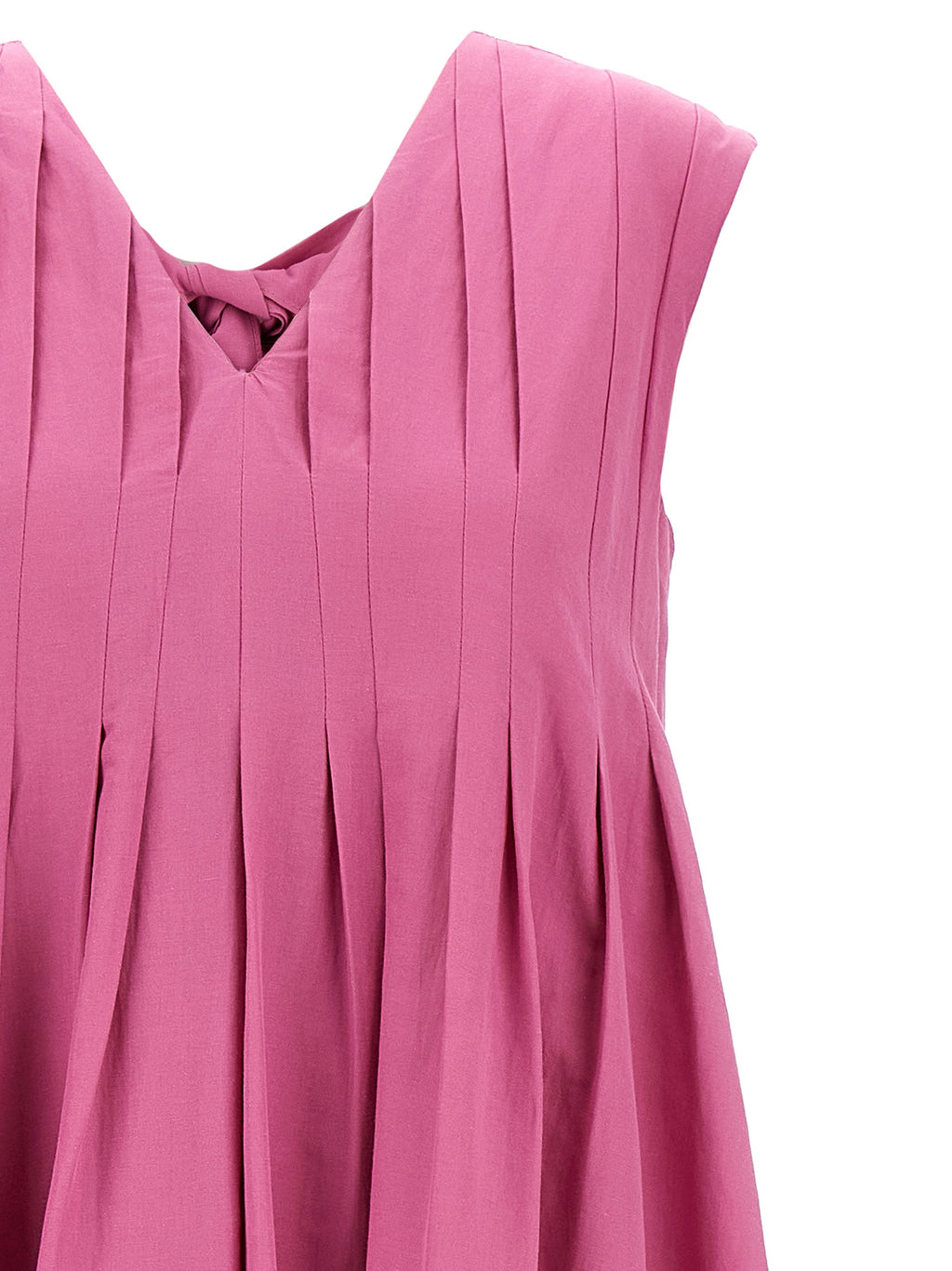 Multicolor Ramie Long Dress