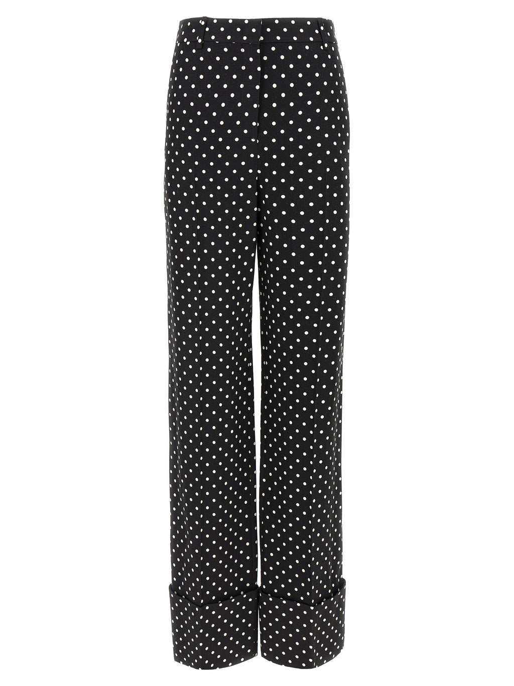 Bicolor Viscose Casual Pants