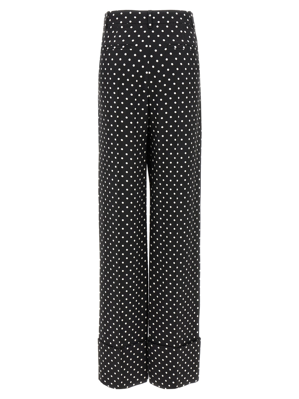Bicolor Viscose Casual Pants