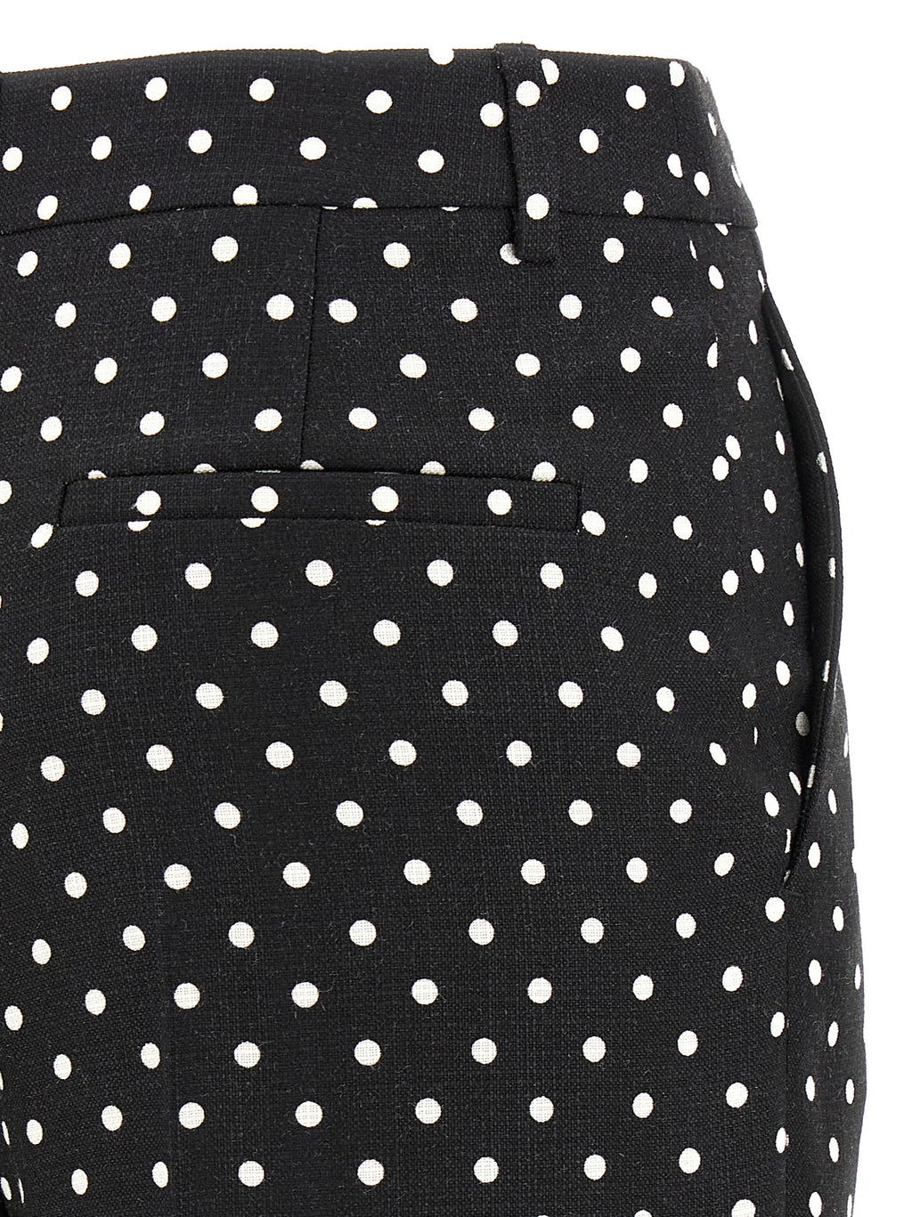 Bicolor Viscose Casual Pants