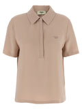 Multicolor Silk Polo Shirt