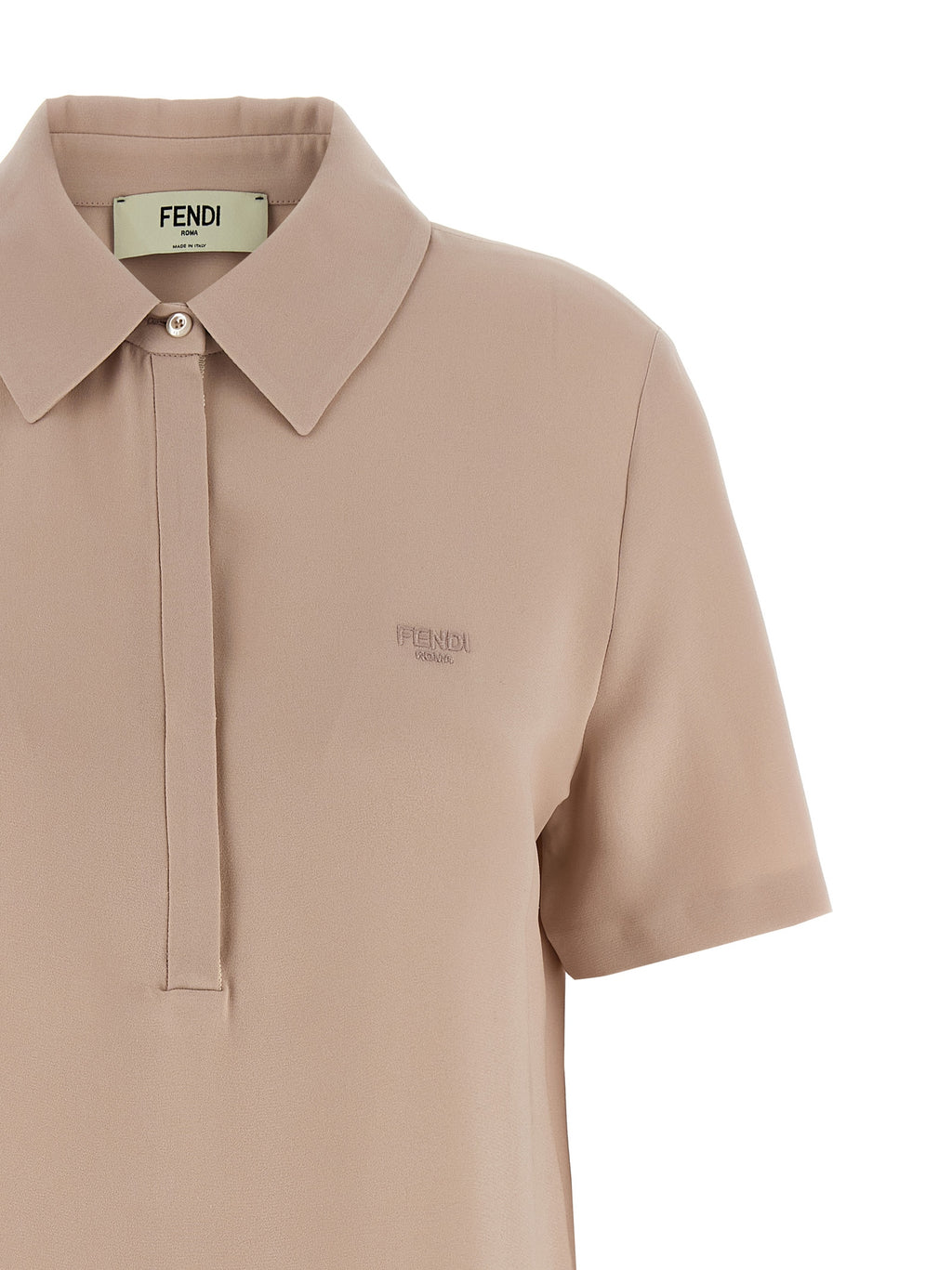 Multicolor Silk Polo Shirt