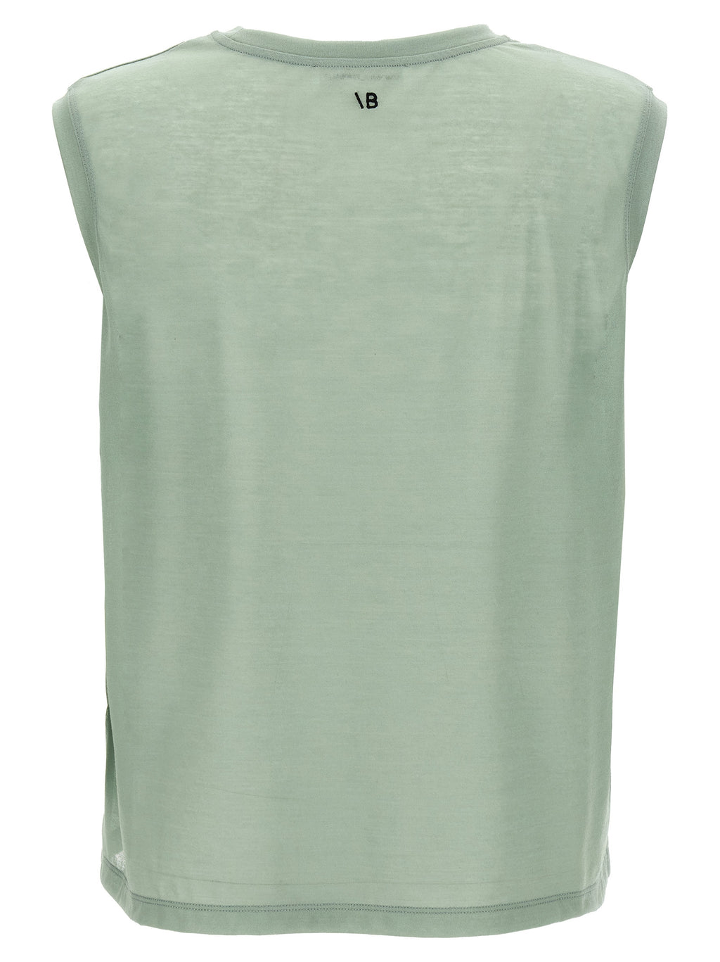 Bicolor Cotton Sleeveles T-Shirt