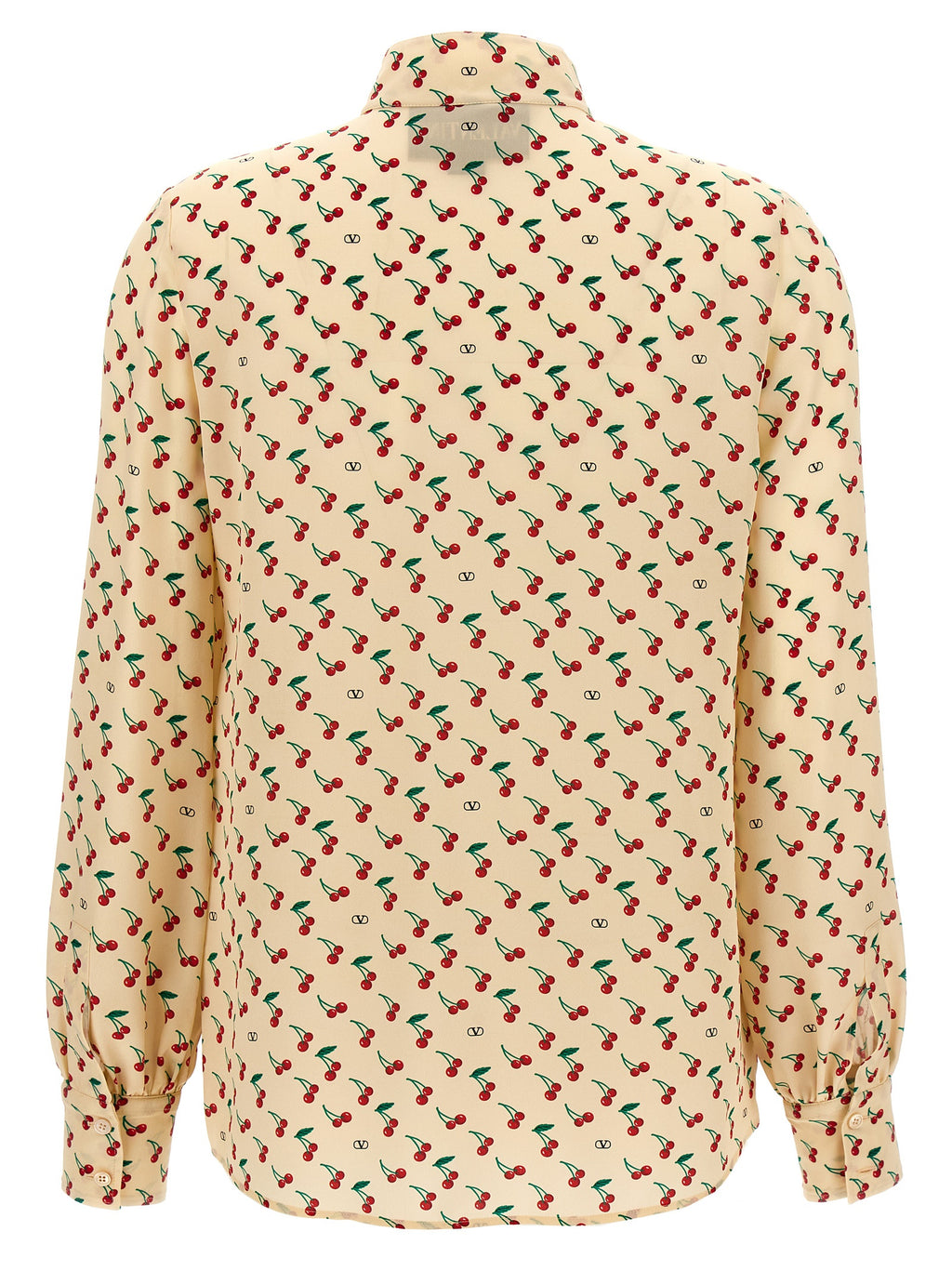 Beige Silk Blouse