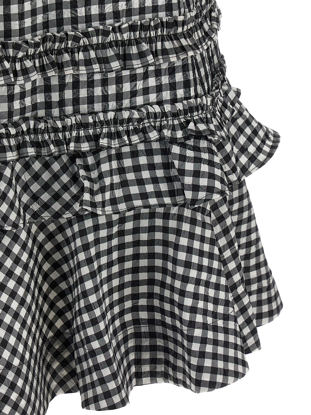 Bicolor Polyester Short Dress