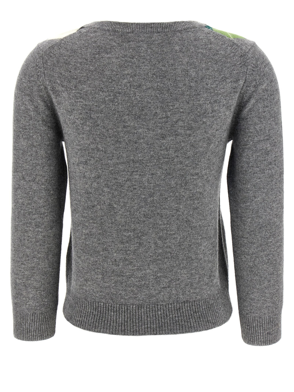 Gray Merino Wool Cardigan