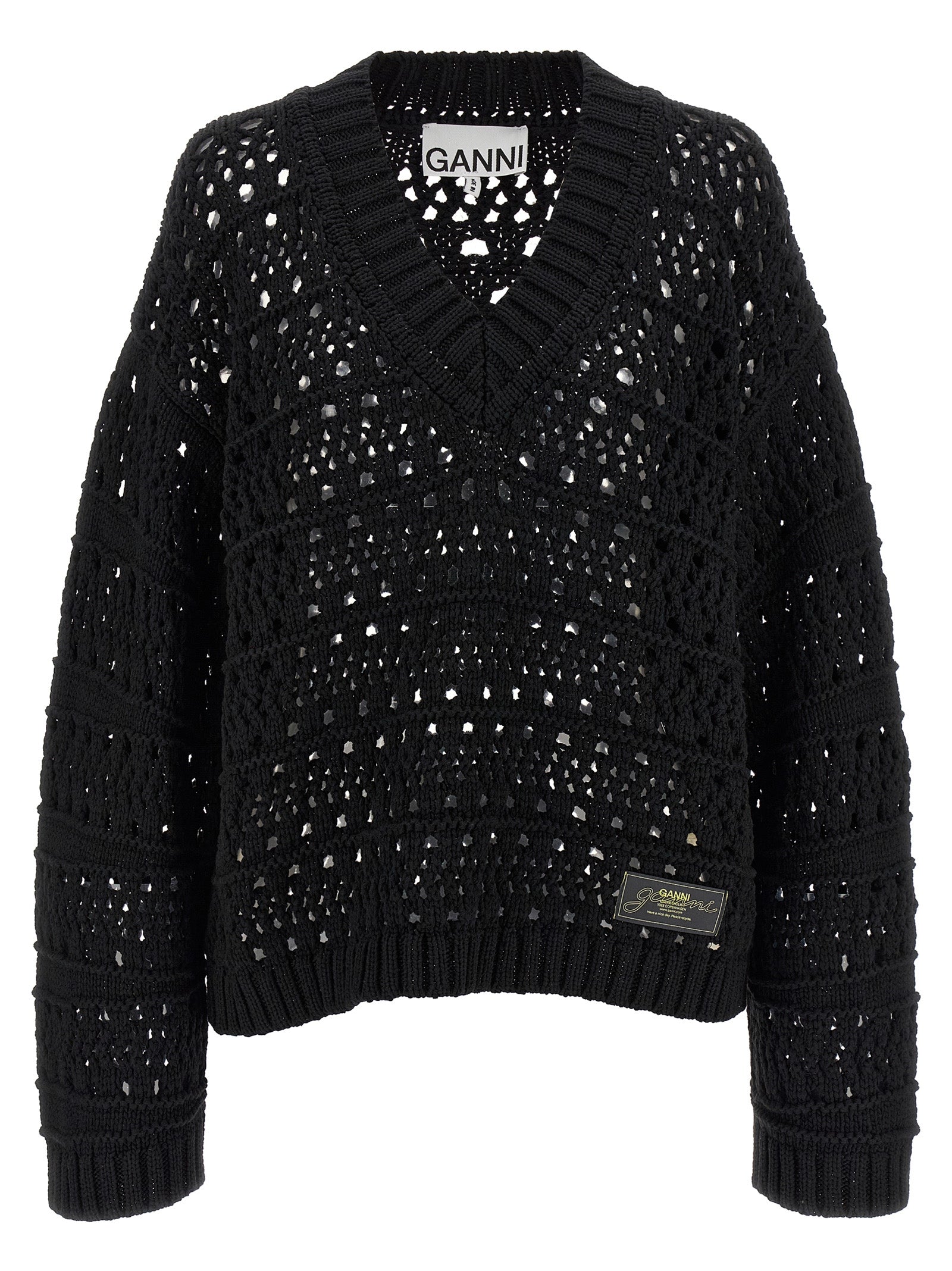 Black Cotton Cardigan