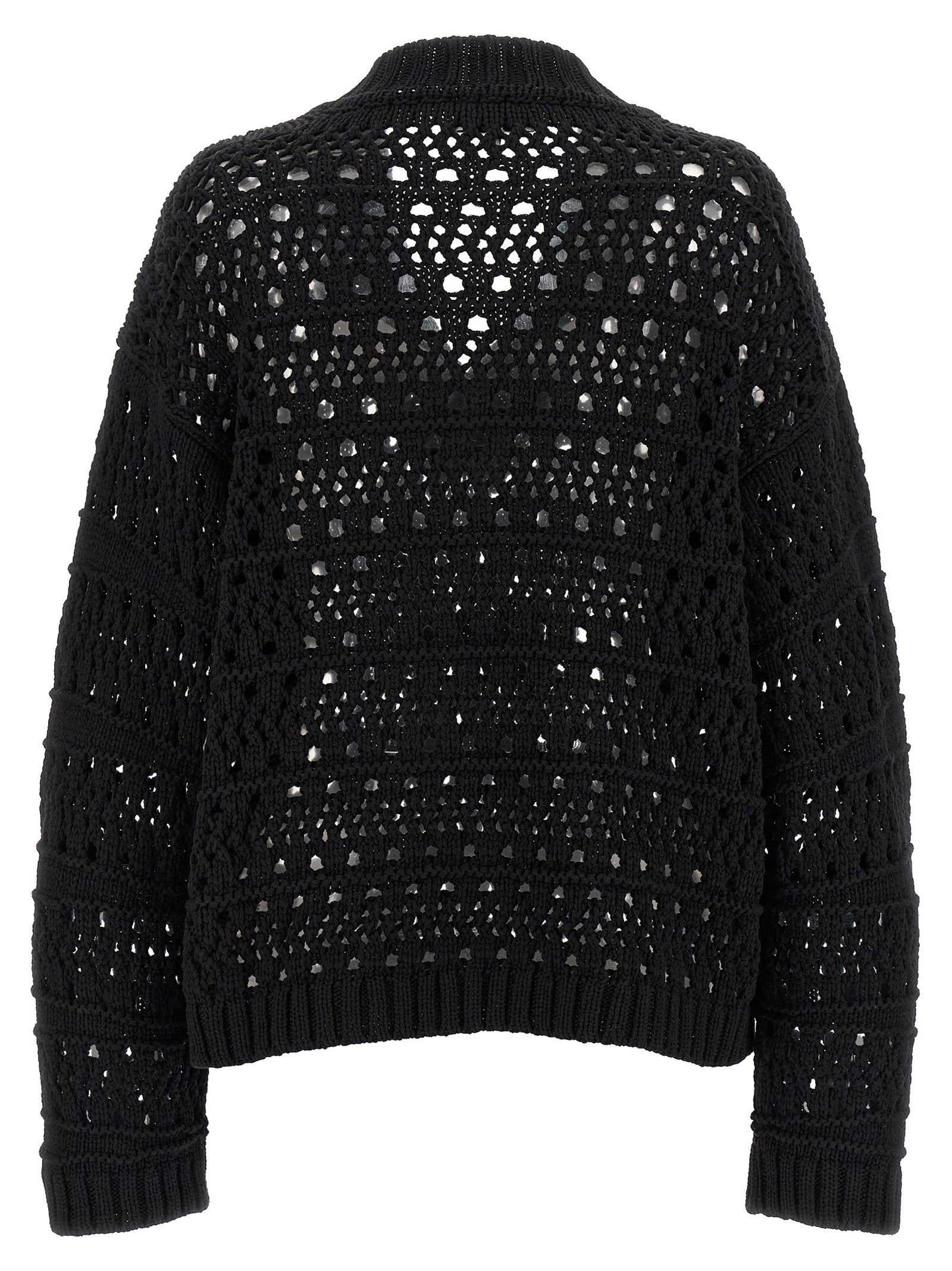 Black Cotton Cardigan