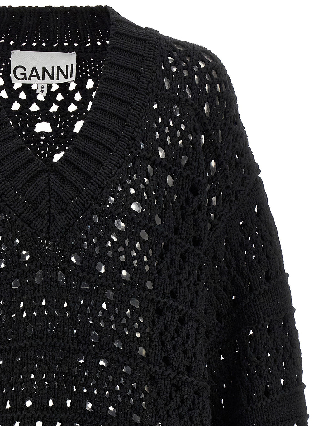 Black Cotton Cardigan