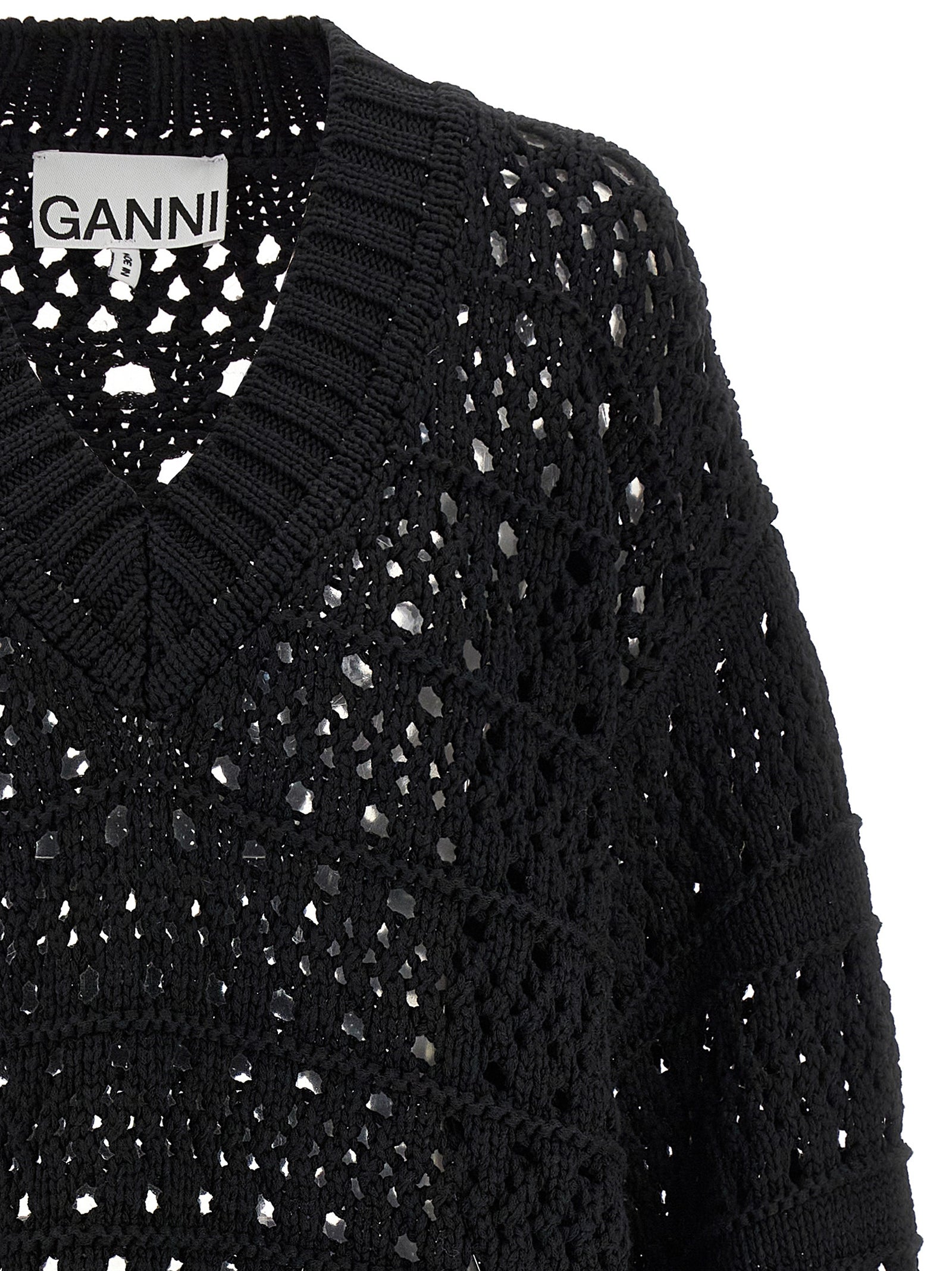 Black Cotton Cardigan