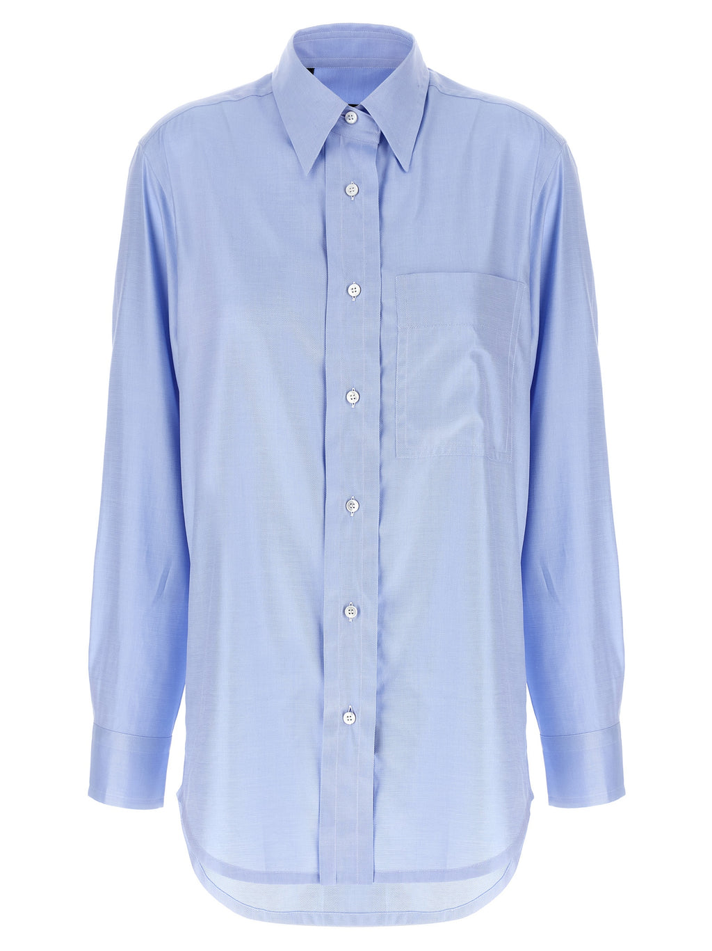 Blue Cotton Blouse