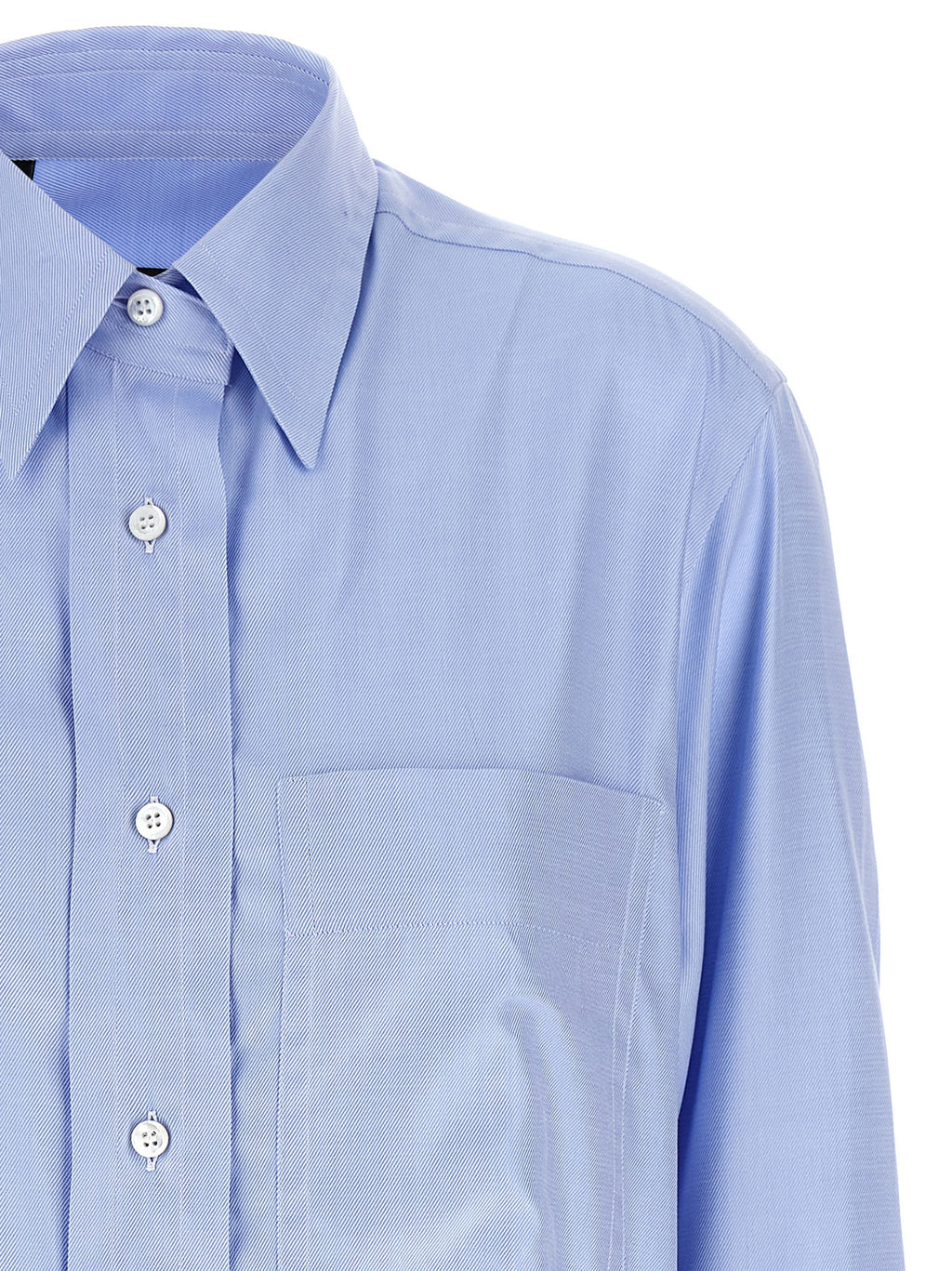 Blue Cotton Blouse