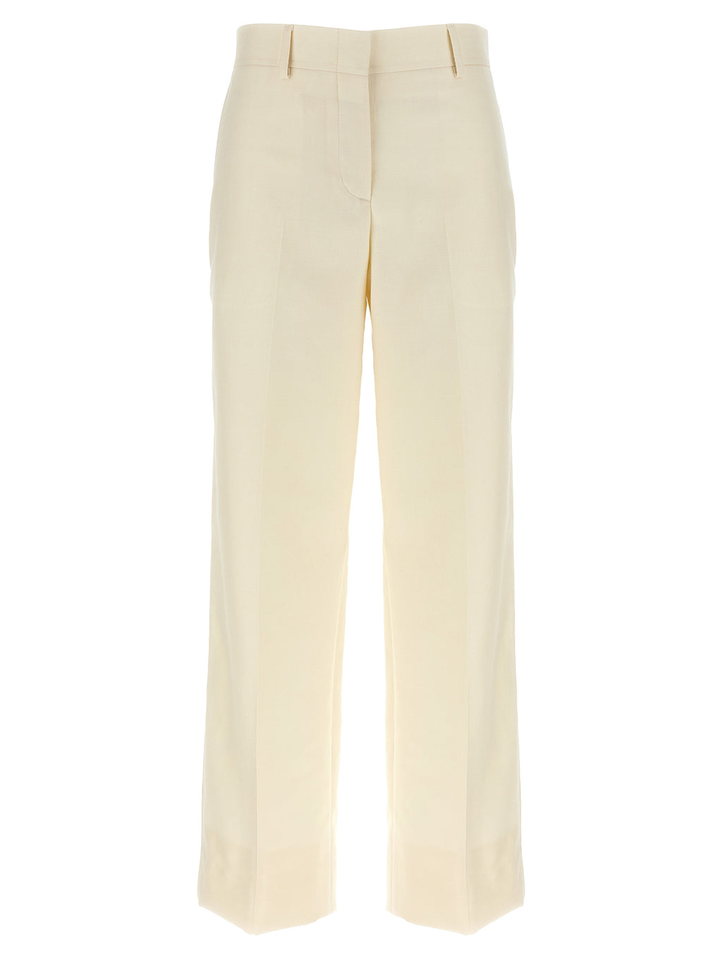 White Wool Dress Pants