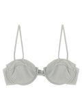 Silver Viscose Bikini