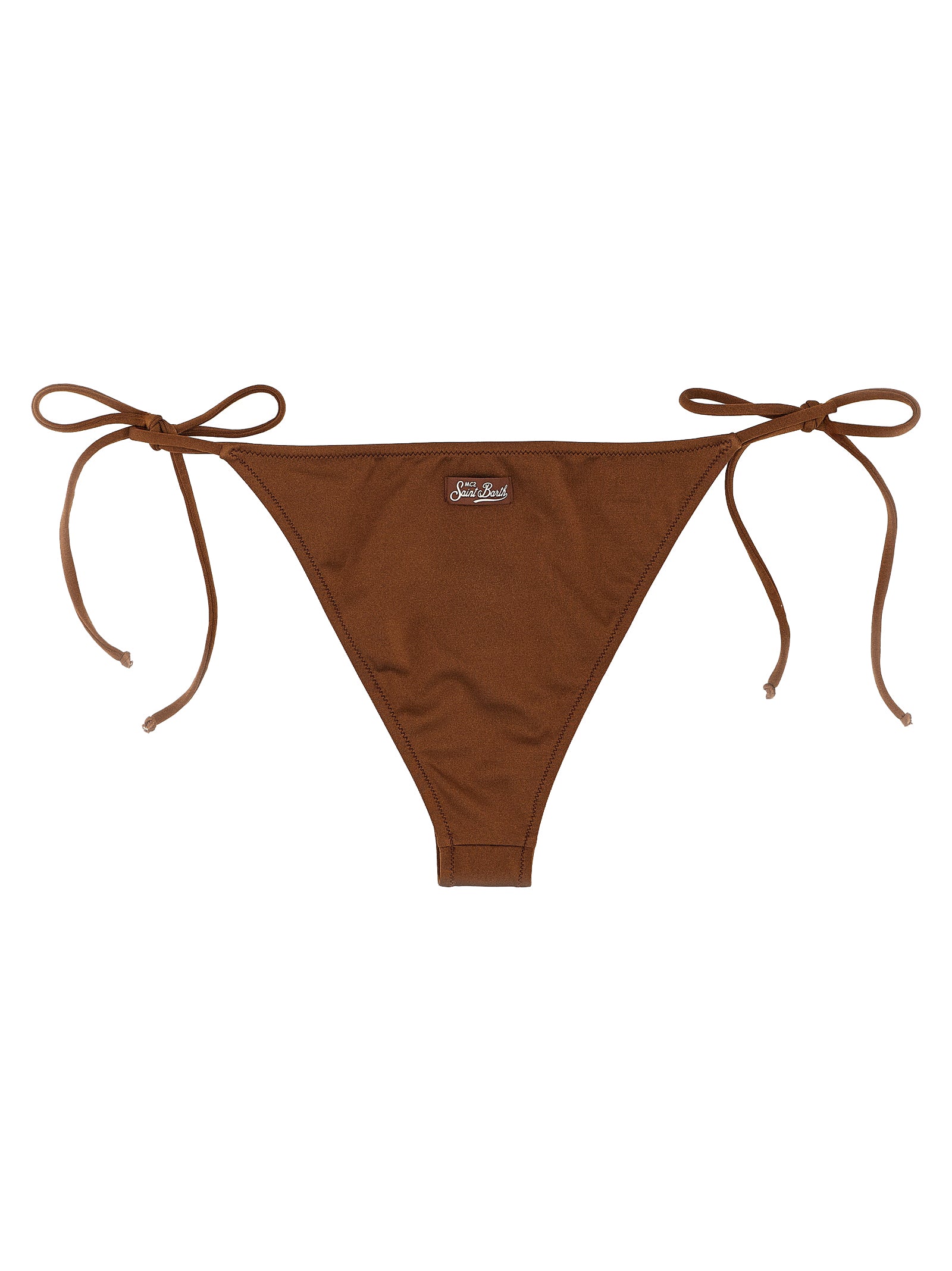 Brown Polyester Bikini