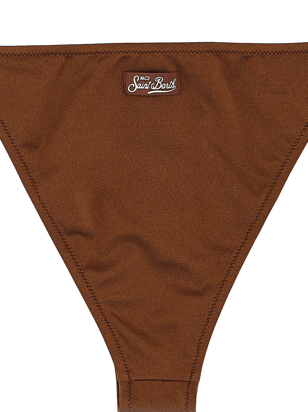 Brown Polyester Bikini