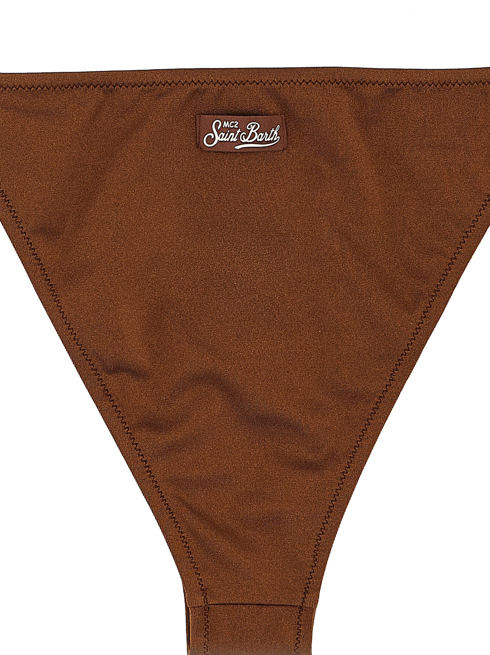 Brown Polyester Bikini