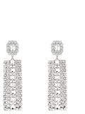 Silver Cotton Earrings
