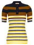 Multicolor Virgin Wool Polo Shirt