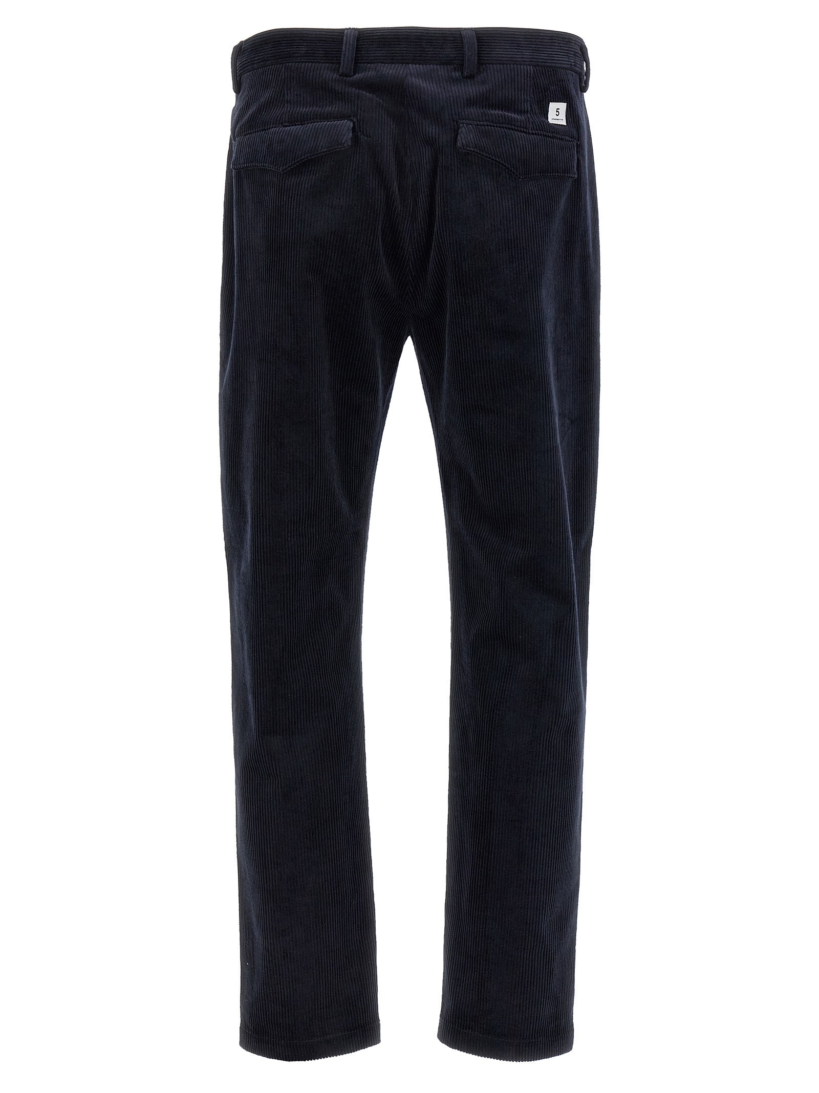 Blue Cotton Chino Pants