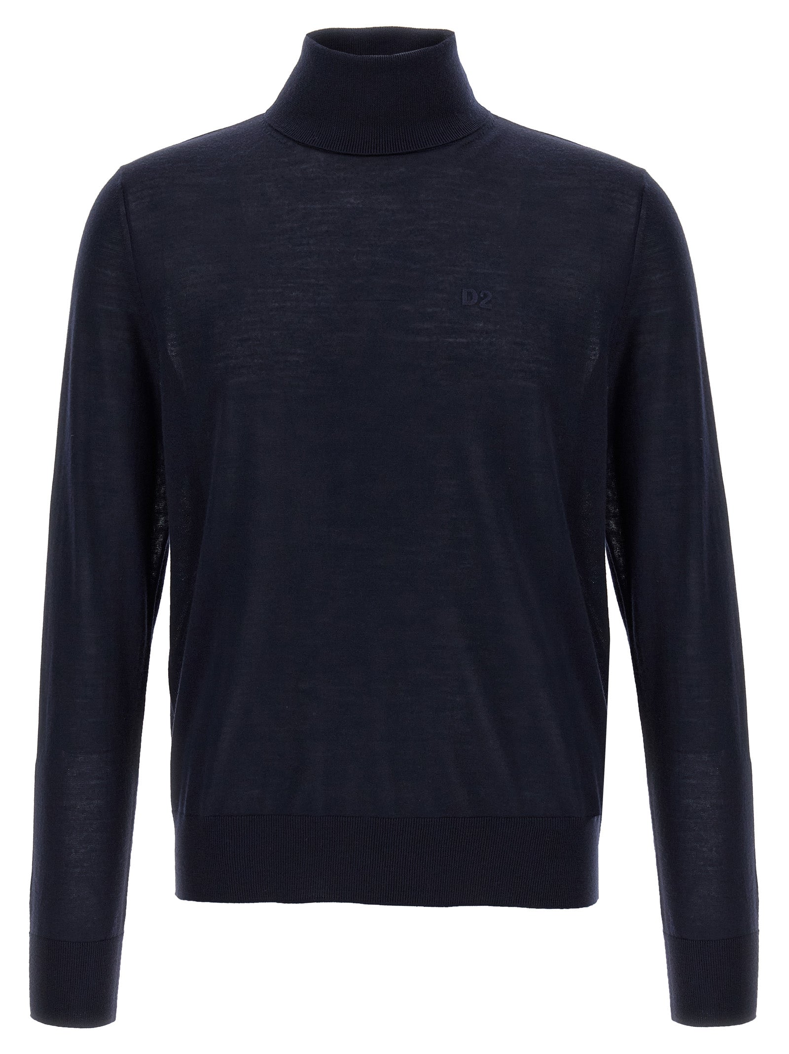 Blue Virgin Wool Cardigan