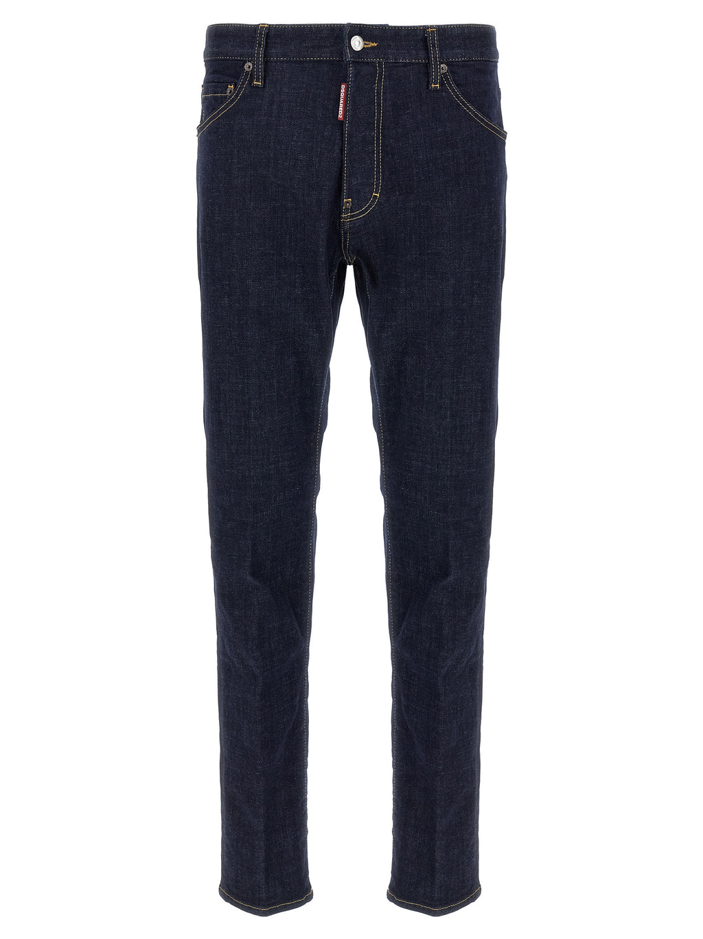 Blue Cotton Slim Fit Jeans