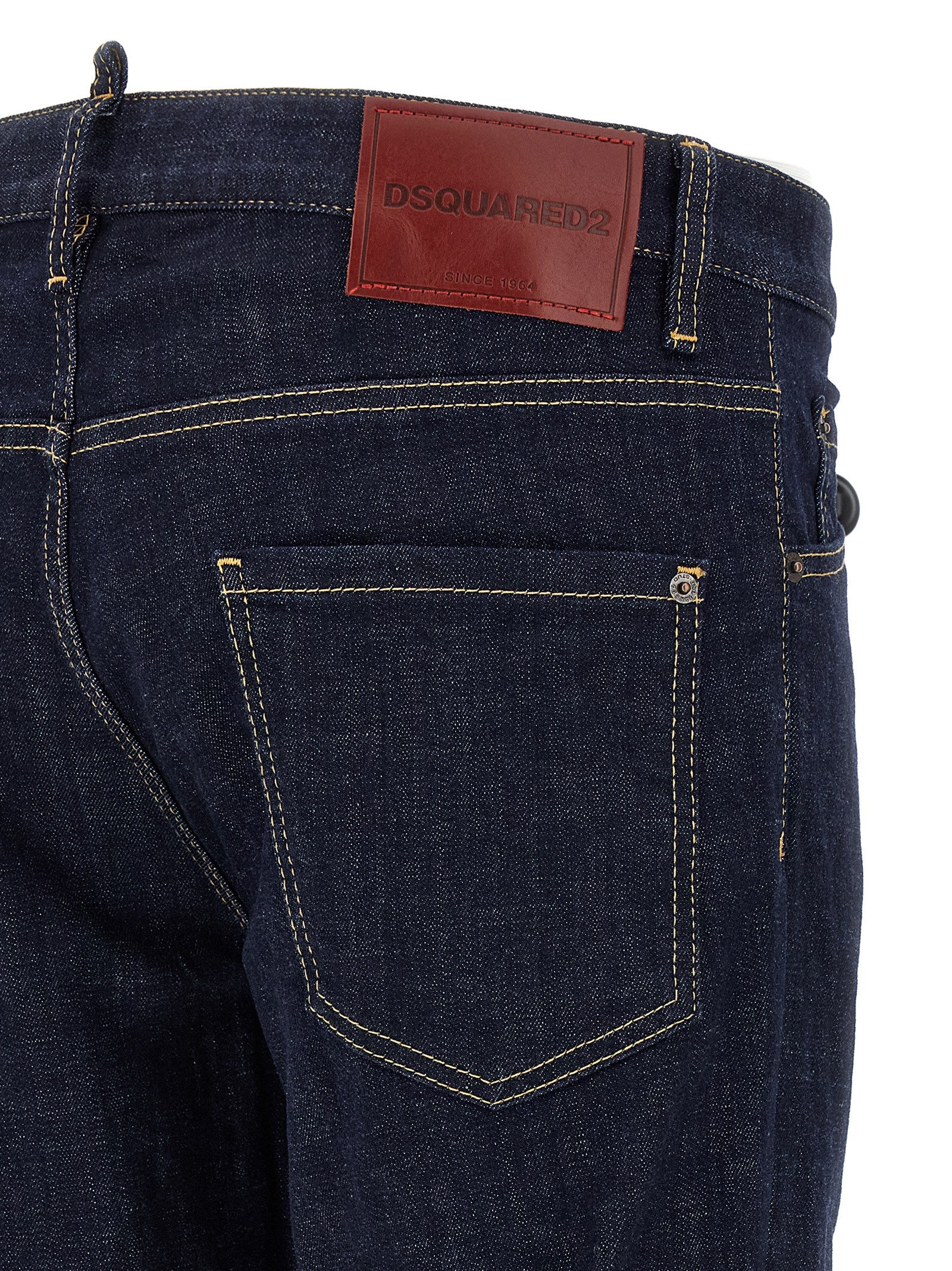 Blue Cotton Slim Fit Jeans
