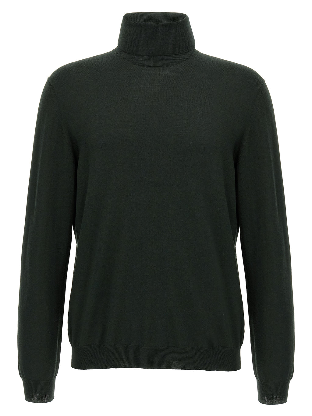 Bicolor Virgin Wool Cardigan
