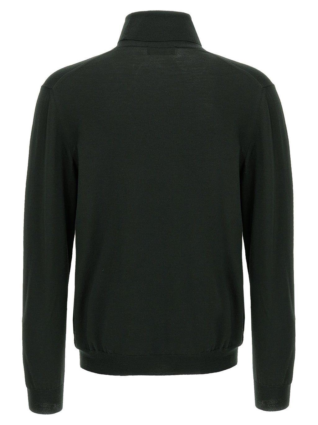 Bicolor Virgin Wool Cardigan
