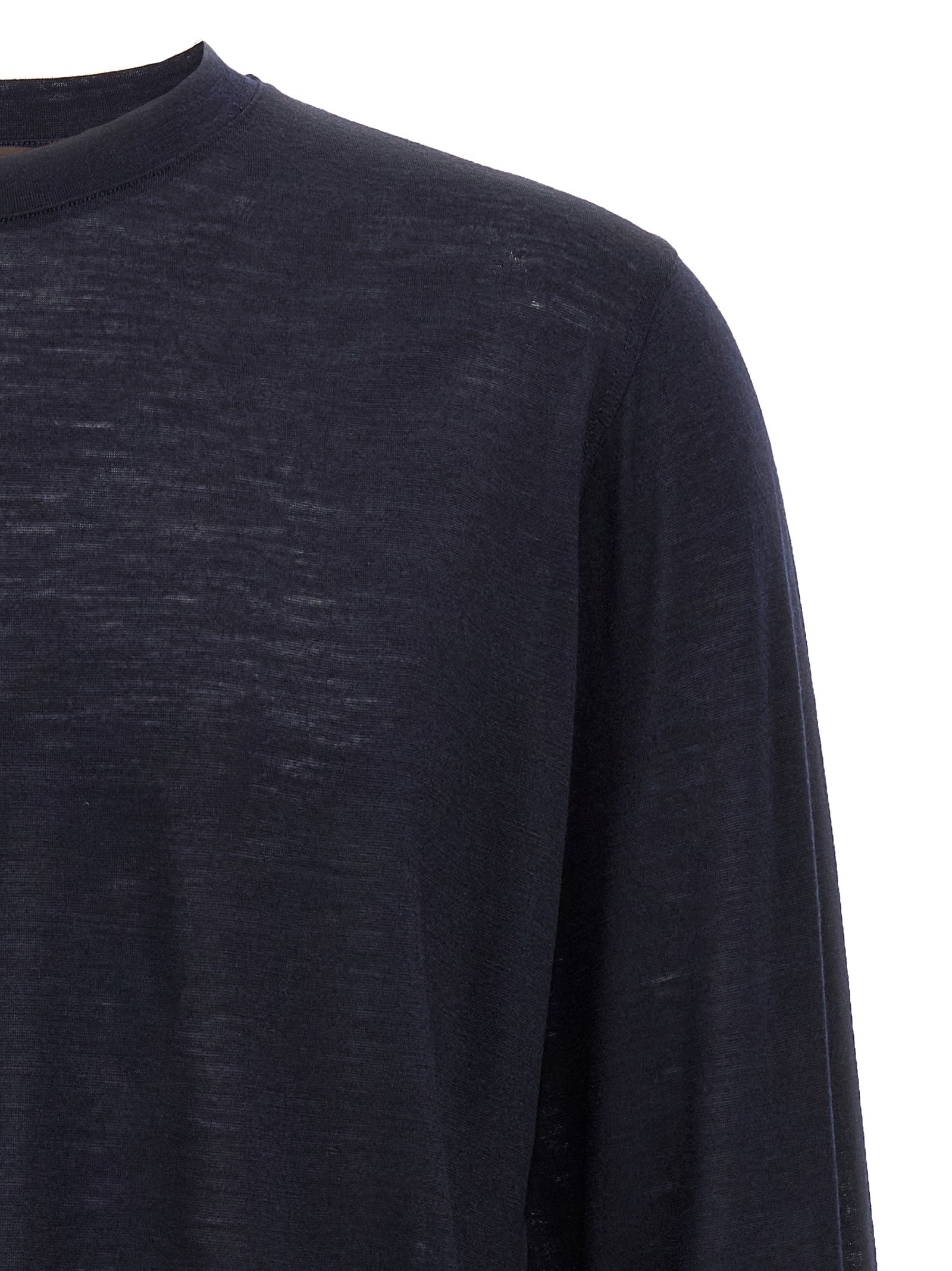 Blue Virgin Wool Sportswear