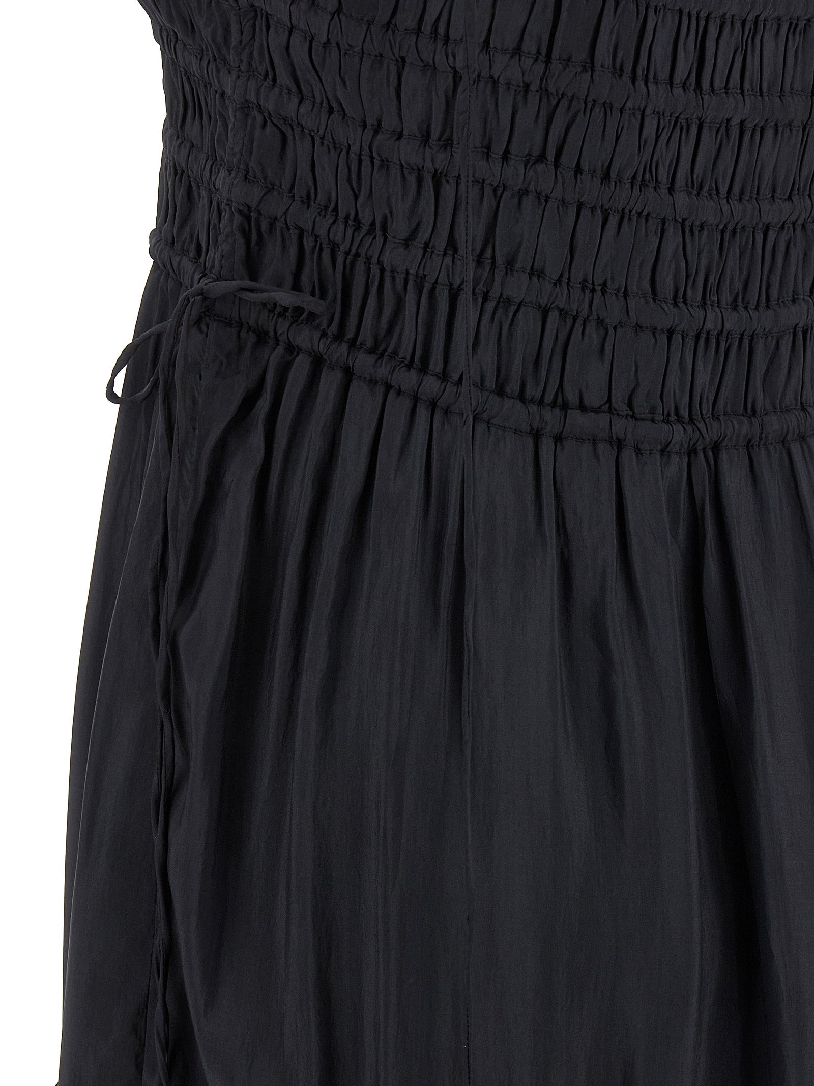 Gray Viscose Long Dress