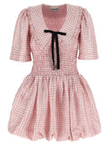 Multicolor Polyester Short Dress