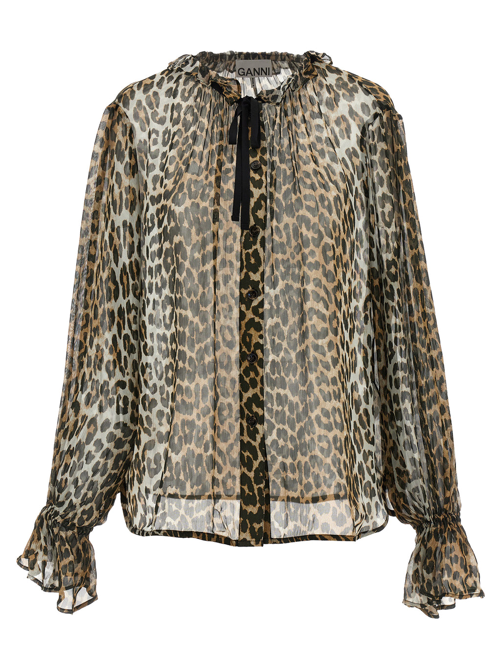 Brown Viscose Blouse