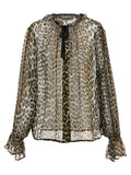 Brown Viscose Blouse